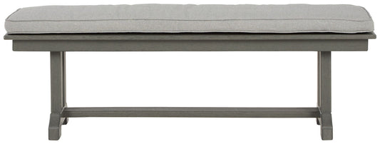 Visola - Bench with Cushion - Gray