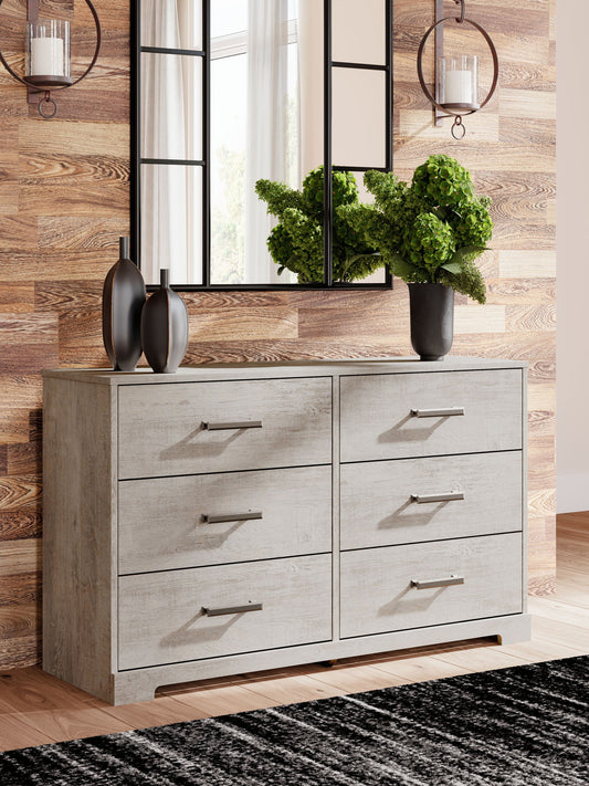 Shawburn - Six Drawer Dresser - Gray