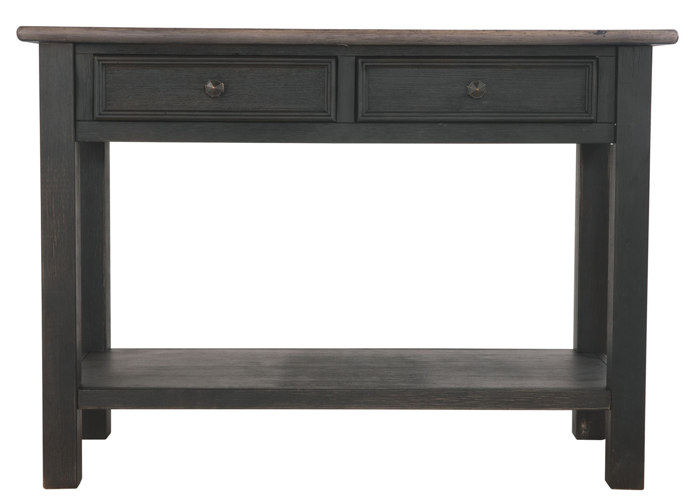 Tyler Creek - Grayish Brown / Black - Sofa Table