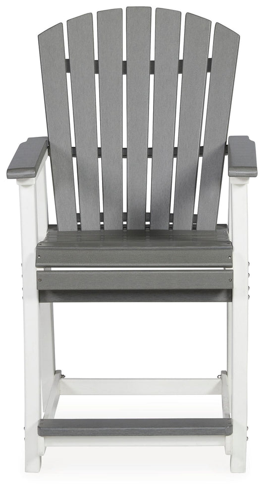 Transville - Barstool (Set of 2) - Gray / White