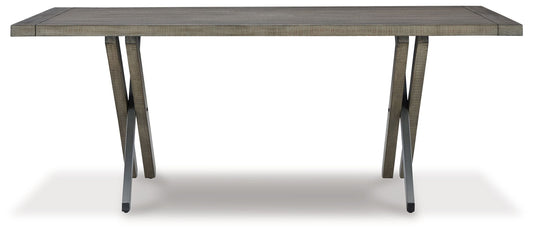 Krystanza - Rectangular Dining Room Table - Weathered Gray