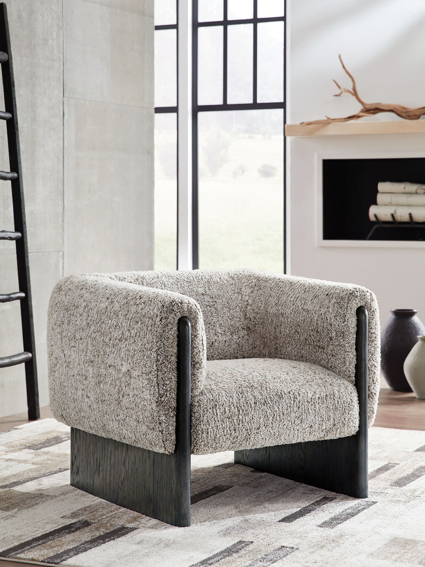 Olethea - Accent Chair - Oatmeal