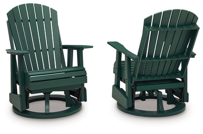 Shell Beach - Swivel Glider Chair - Green