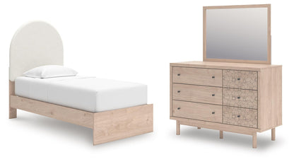 Arloster - Upholstered Panel Bed Set