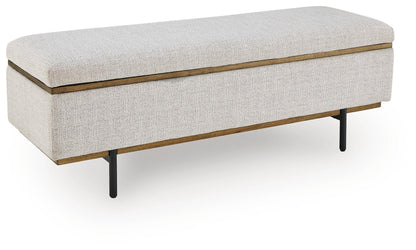 Dettaford Next-Gen Nuvella - Storage Bench - Stone