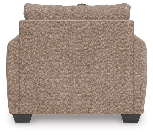 Triston-Peaks - Suede - Chair And A Half