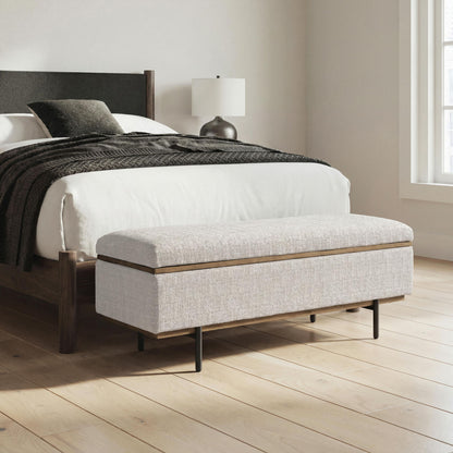 Dettaford Next-Gen Nuvella - Storage Bench - Stone