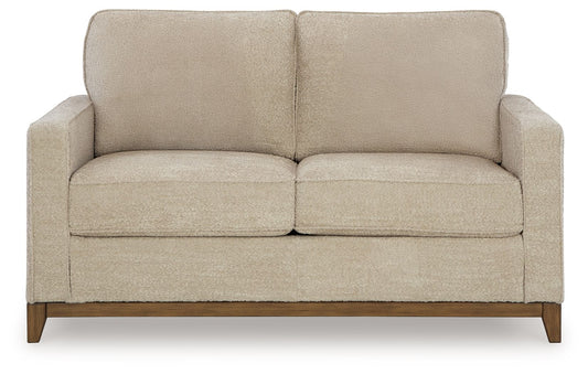 Arendale - Desert - Loveseat With Dark Cushions
