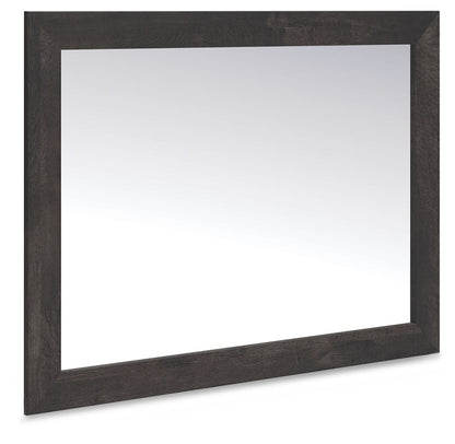 Hollivern - Bedroom Mirror - Dark Gray