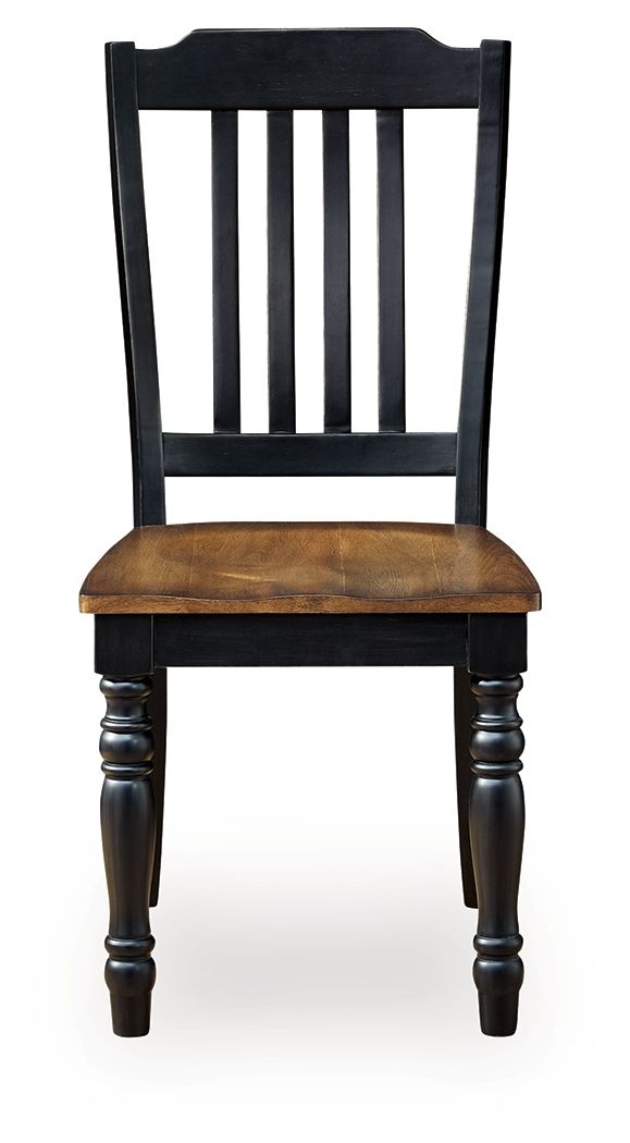 Clorazi - Dining Room Side Chair (Set of 2) - Black / Brown