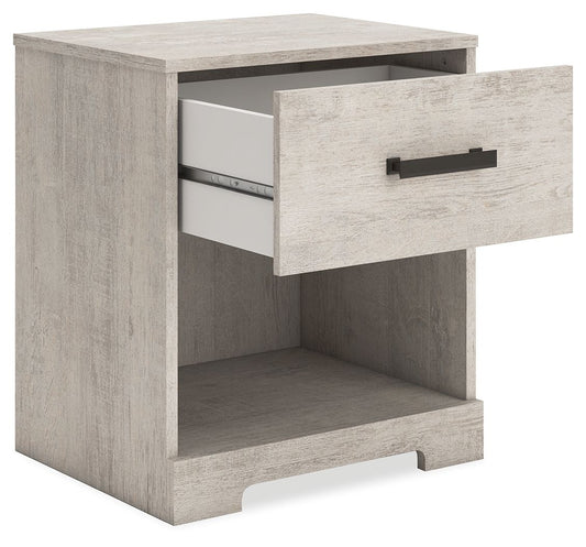 Shawburn - Gray - One Drawer Night Stand