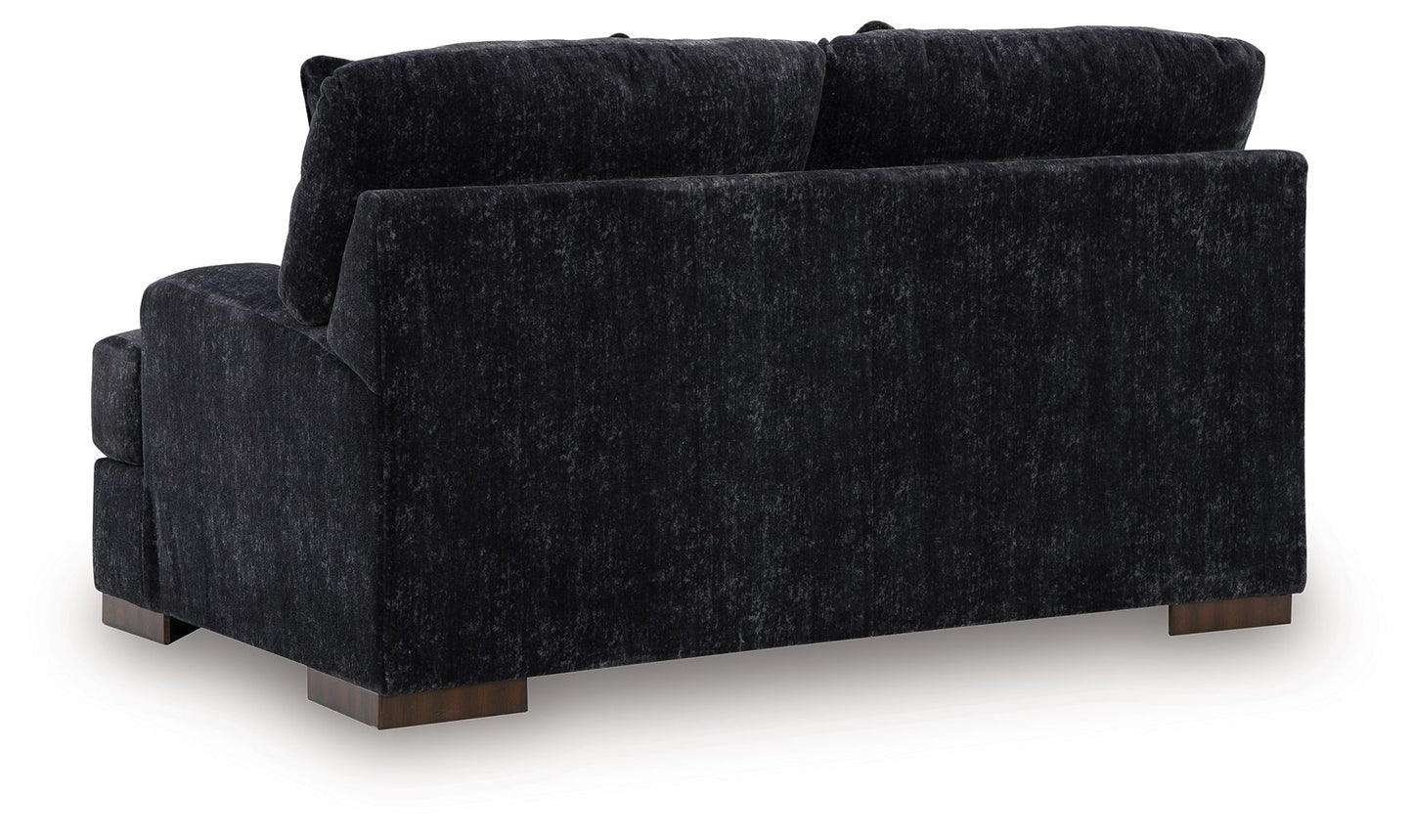 Whitmore Manor - Loveseat - Black Pearl