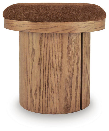 Lewisen - Accent Ottoman - Clay