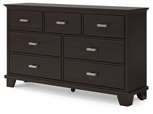 Load image into Gallery viewer, Covetown Twin Panel Bed with Dresser and 2 Nightstands
