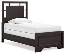 Load image into Gallery viewer, Covetown Twin Panel Bed with Dresser and 2 Nightstands
