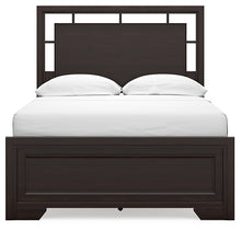 Load image into Gallery viewer, Covetown Full Panel Bed with Mirrored Dresser, Chest and Nightstand
