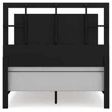 Load image into Gallery viewer, Covetown Full Panel Bed with Mirrored Dresser, Chest and Nightstand
