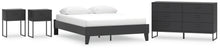 Load image into Gallery viewer, Socalle Queen Platform Bed with Dresser and 2 Nightstands
