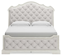 Load image into Gallery viewer, Arlendyne California King Upholstered Bed with Mirrored Dresser, Chest and Nightstand
